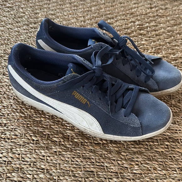 puma shoes blue colour